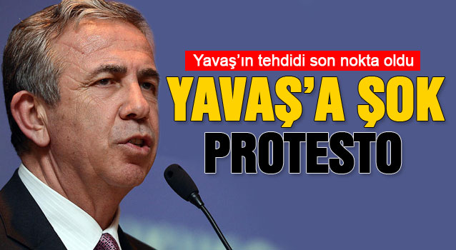Otobüsçüler Mansur Yavaş'ı protesto etti