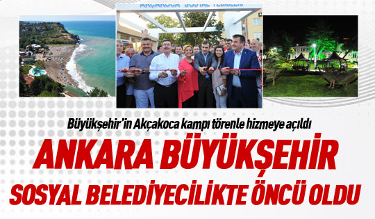 Büyükşehir'in Akçakoca tesisleri hizmete açıldı