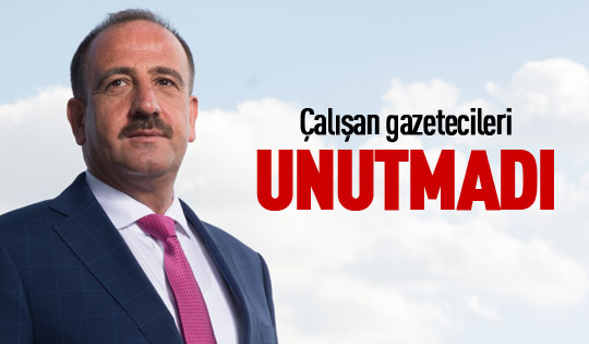 Duruay çalışan gazetecileri unutmadı