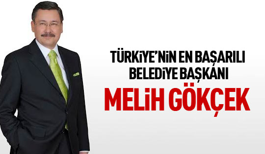 Gökçek Türkiye'nin en başarılı başkanı seçildi
