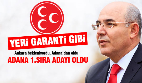 Mevlüt Karakaya Adana'dan aday oldu