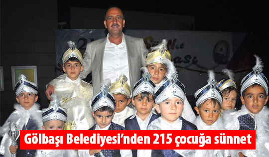 Gölbaşı Belediyesi 215 çocuğu sünnet ettirecek