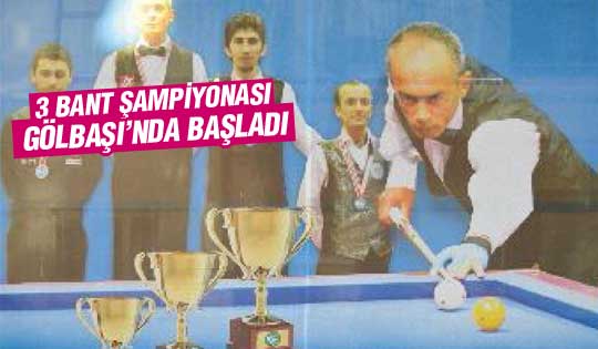 Gölbaşı'nda bilardo şampiyonası başladı