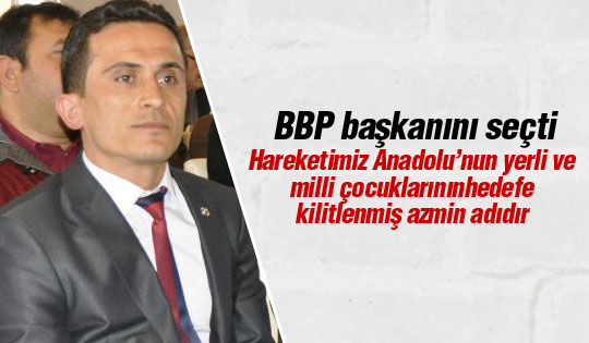 BBP Gölbaşı İlçe Başkanlığı 9. Olağan kongresini yaptı..