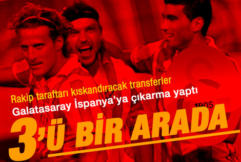 Galatasaray Forlan Reyes ve Ujfalusi ile anlaştı