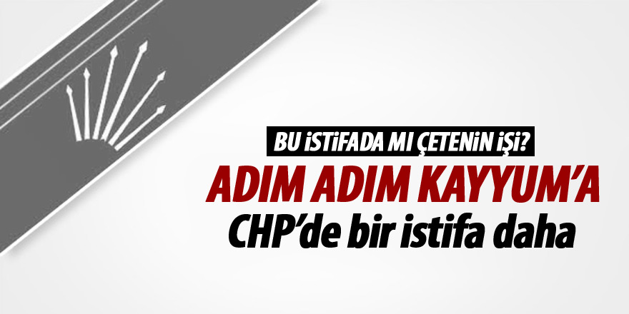 CHP'de istifalar durmak bilmiyor