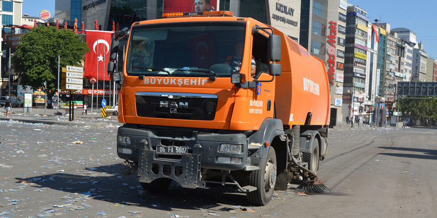 Ankara'da her gün 6 bin 500 km temizleniyor
