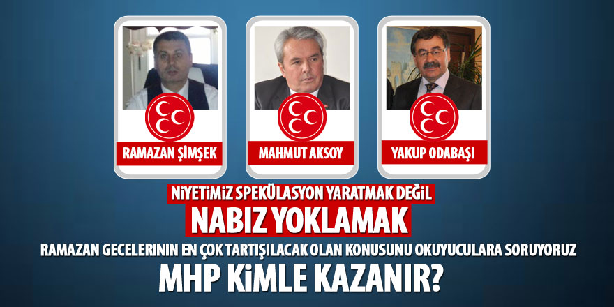 MHP 2019 yerel seçimlerini kimle kazanabilir?