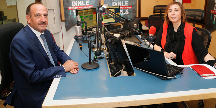 Başkan Duruay TRT'nin kent radyosuna konuk oldu
