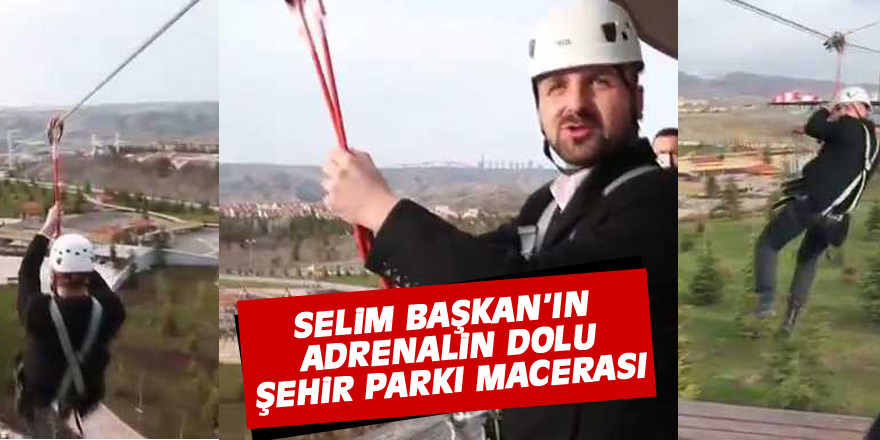 Selim Akceylan macera parkını gezdi