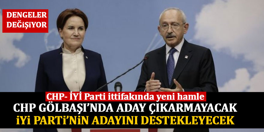 CHP- İYİ Parti ittifakında yeni hamle