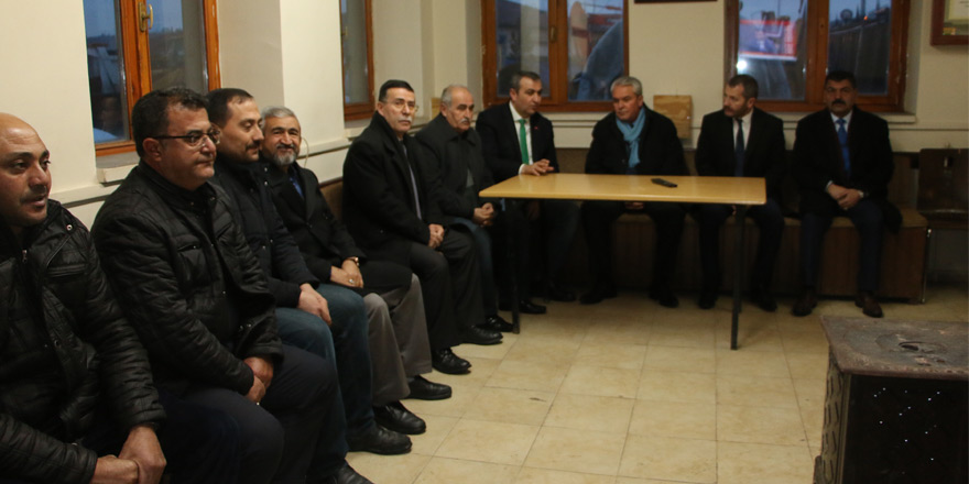 Aksoy, belediye işçileri ile bir araya geldi