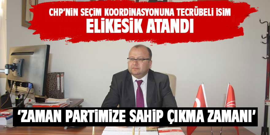 CHP SKM Başkanlığına Elikesik atandı