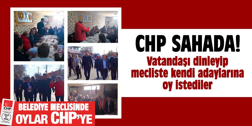 CHP'liler sahada: Belediye meclisinde oylar CHP'ye
