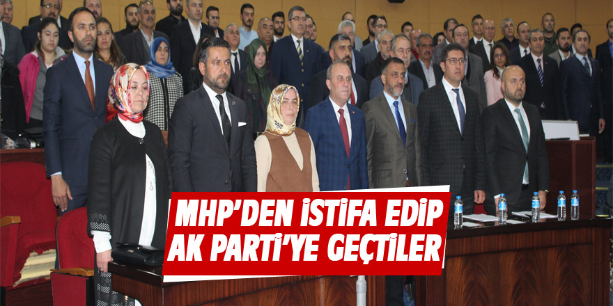 MHP’den istifa edip AK Parti’ye geçtiler