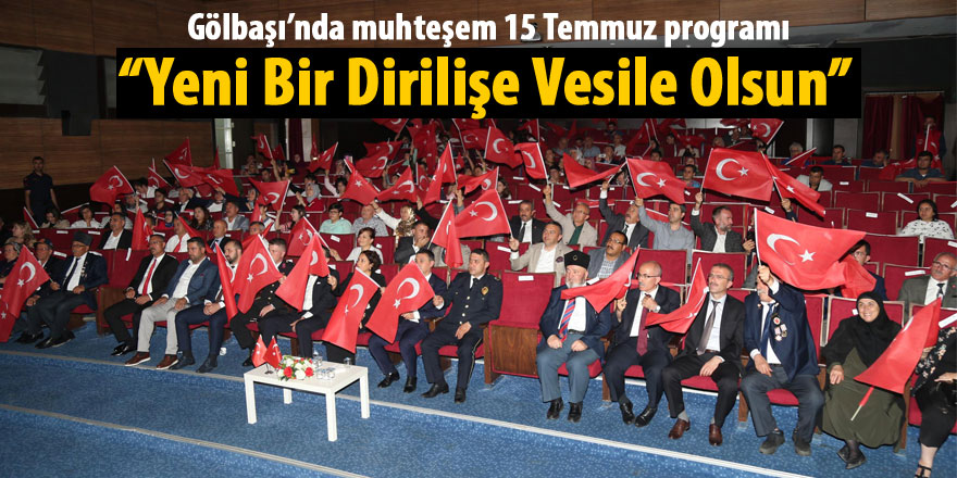 Gölbaşı Belediyesi 15 Temmuz şehitlerini andı