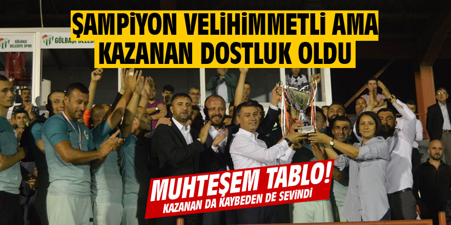 Turnuvanın Şampiyonu Velihimmetlispor oldu