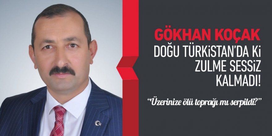 Gökhan Koçak’tan Katil Çin'e tepki