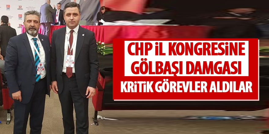 CHP il kongresine Gölbaşı damgası