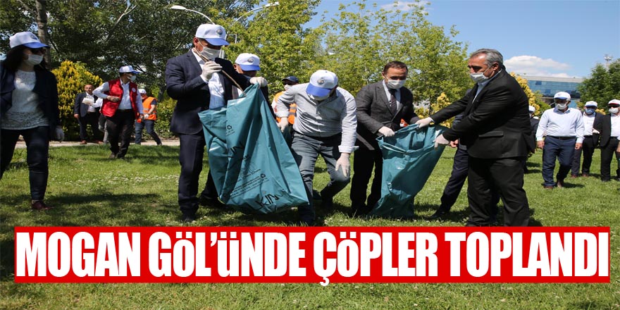 Gölbaşı Belediye Başkanı Ramazan Şimşek  çöp toplama etkinliğine imza attı