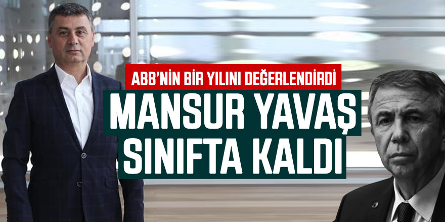 Başkan Şimşek: Mansur Yavaş sınıfta kaldı