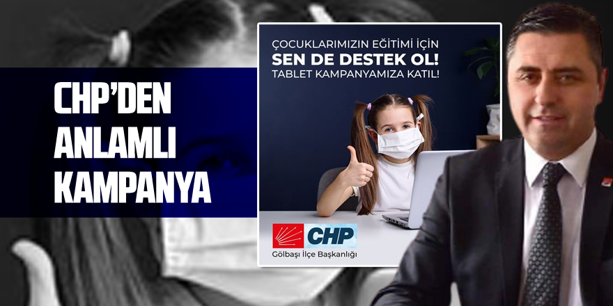 CHP Gölbaşı’nda eğitime destek kampanyası başlattı