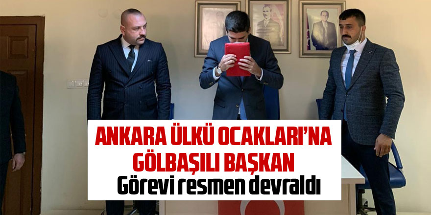 Abdullah Yüksel Ankara Ülkü Ocakları Başkanı oldu