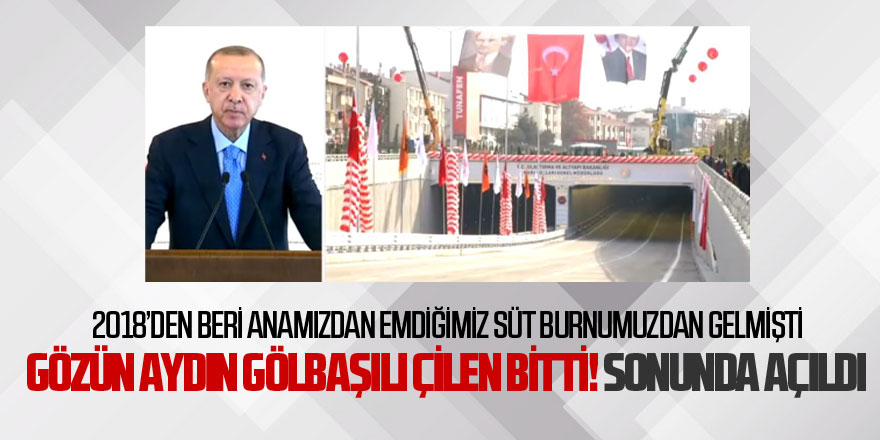 Gölbaşı Şehir Geçişi sonunda açıldı!