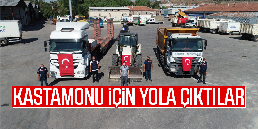 Gölbaşı Belediyesi Yardım Tırları, Kastamonu İçin Yola Çıktı