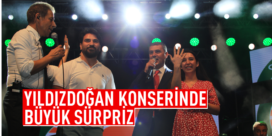 Mustafa Doğan konserinde sürpriz