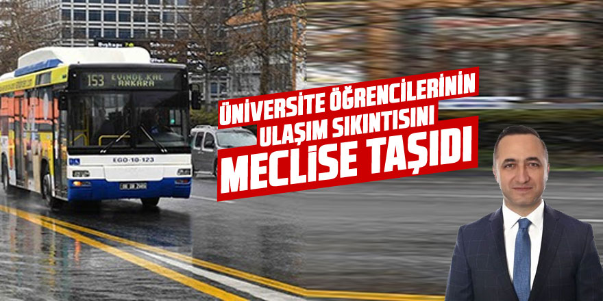 Murat Ilıkan'dan 'Ekspress Otobüs Hattı' önergesi