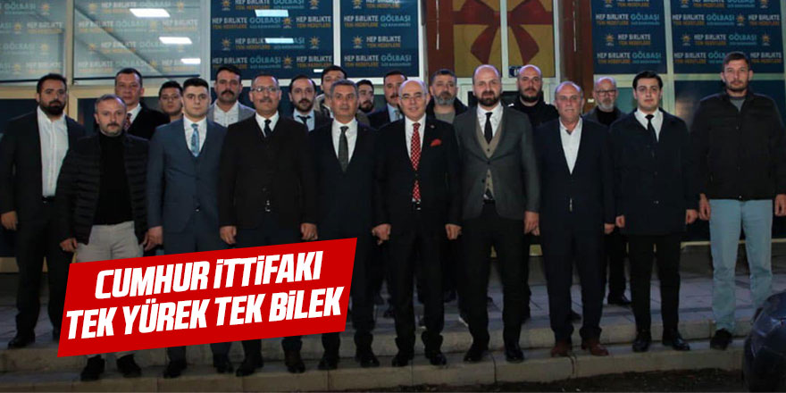 MHP'li Prof.Dr.Mevlüt Karakaya Ak Parti İlçe Başkanlığı'nı ziyaret etti