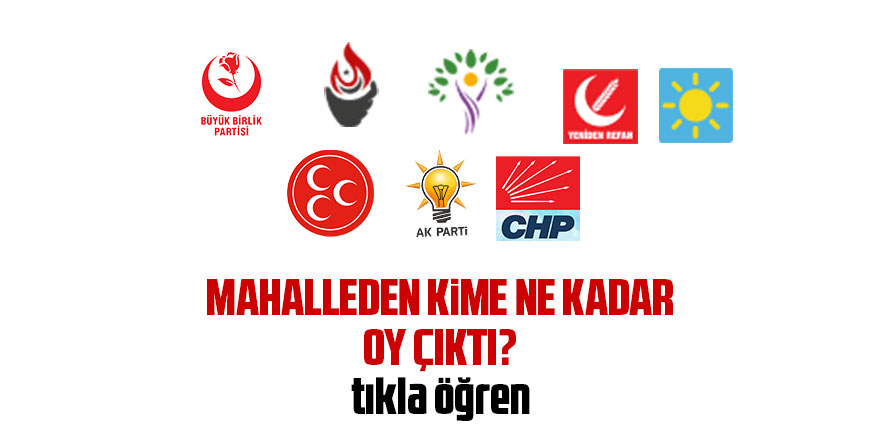 14 MAYIS 2023 GÖLBAŞI MİLLETVEKİLLİĞİ MAHALLE MAHALLE SEÇİM SONUÇLARI