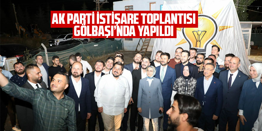 AK Parti İl Gençlik Kolları istişare toplantısı Gölbaşı'nda yapıldı.