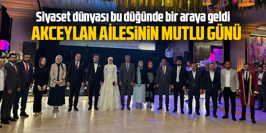 Akceylan ailesinin mutlu günü