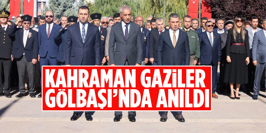 Gölbaşı'nda Gaziler Günü anması