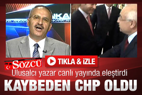 Sözcü yazarı canlı yayında CHP'yi eleştirdi