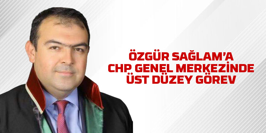 Özgür Sağlam CHP YDK üyesi seçildi