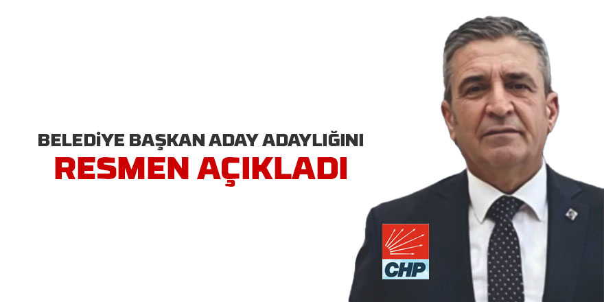 Bayram Duman CHP'den aday adaylığını açıkladı