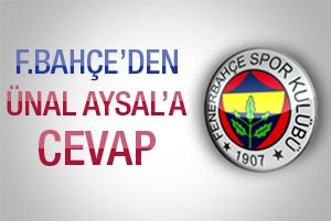 Fenerbahçe'den Aysal'a cevap