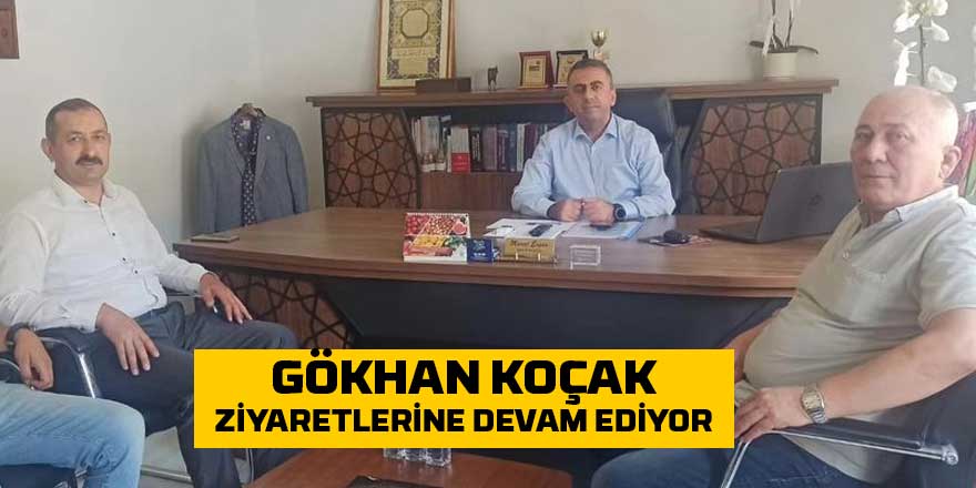 Gökhan Koçak'tan yeni İlçe Tarım Müdürü'ne ziyaret