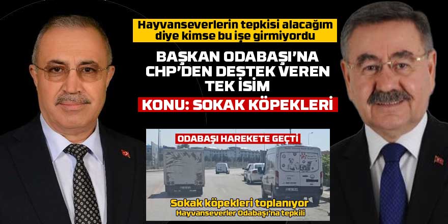 Başkana destek veren tek isim