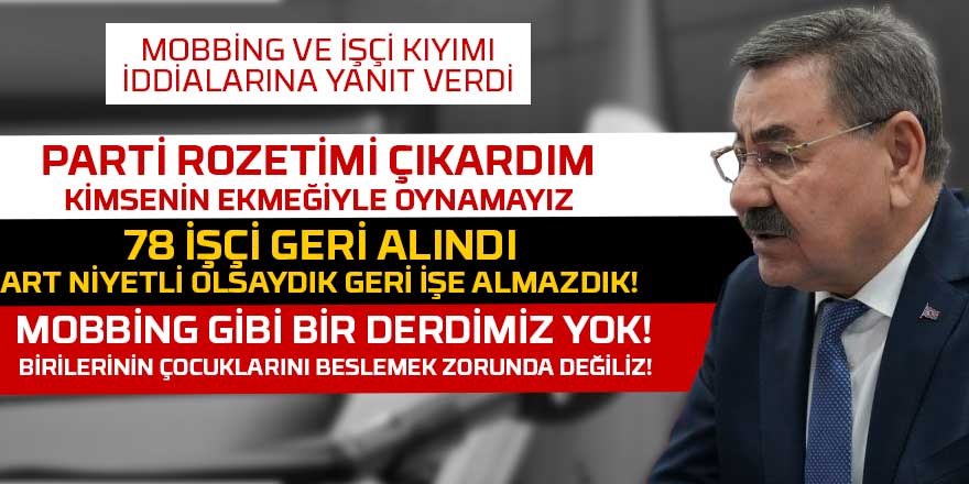 Başkan Odabaşı'dan mobbing ve işçi çıkarma iddialarına yanıt