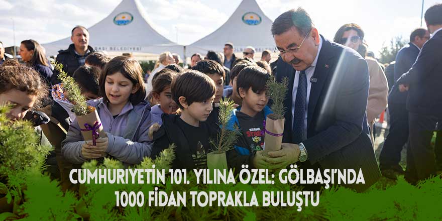 101. YIL HATIRA ORMANI’NDA 1000 FİDAN TOPRAKLA BULUŞTU