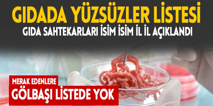 O listede Gölbaşı yok!