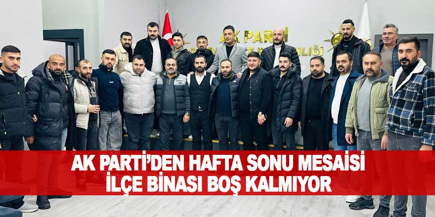 AK Parti Gölbaşı İlçe Teşkilatı Çalışmalarına Hız Kesmeden Devam Ediyor