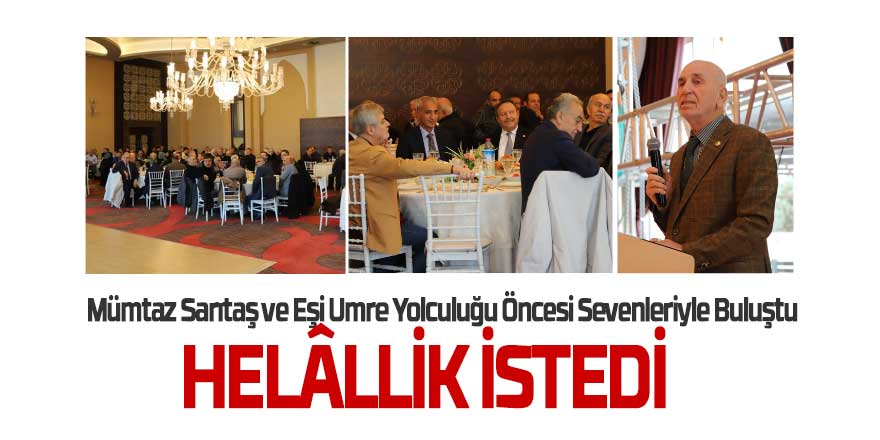 Mümtaz Sarıtaş ve Eşi Umre Yolculuğu Öncesi Sevenleriyle Buluştu