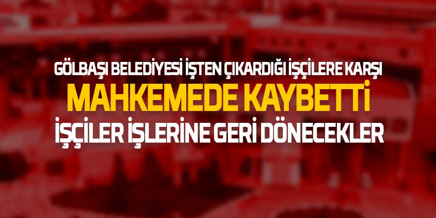 İşten çıkarılan işçiler mahkemeyi kazandı! İşlerine geri dönecekler