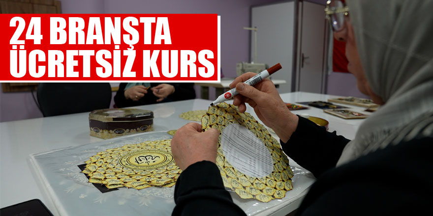 GÖLBAŞI BELEDİYESİ’NDEN 24 BRANŞTA ÜCRETSİZ KURS