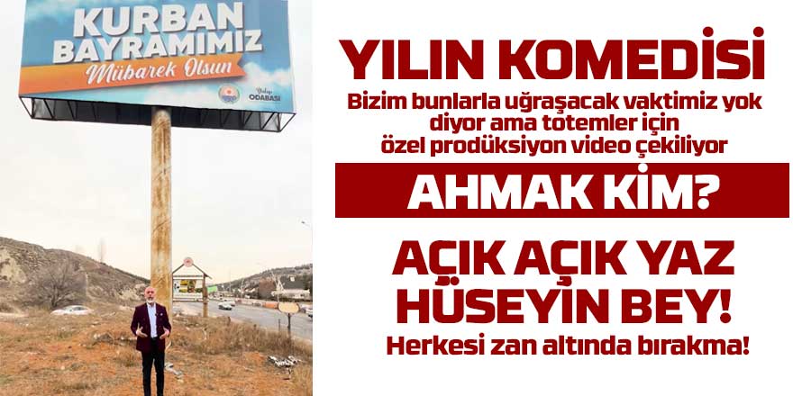 Hüseyin Çakmak’tan Totem Açıklaması: “Branda Birileri Tarafından Söküldü”